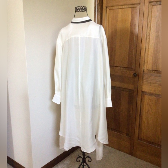 Brunello cucinelli silk shirt dress, Medium, new with tags - Picture 6 of 13